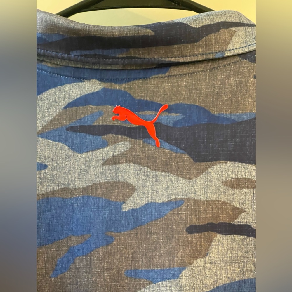 Puma Volition America Camo Polo Large - Picture 7 of 8